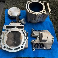 gruppo termico husqvarna 570 testa pistone cilindr