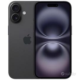 Iohone 16 plus nero 128 giga