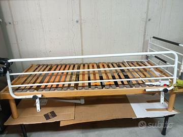 Rete letto singolo regolabile elettrica.