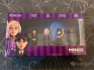 Set 4 action Minix “Mercoledì Addams” originale