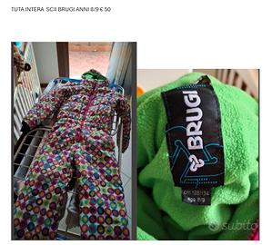 TUTA INTERA SCI  BRUGI 8-9 ANNI