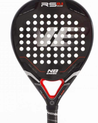 Pala padel racchetta Enebe RS 8.1 Silver argento