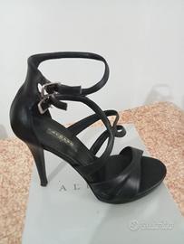 Sandalo Albano 7986 nero pelle n°40