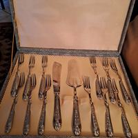 servizio da tavola, A. Bettini. Argento 800/1000.