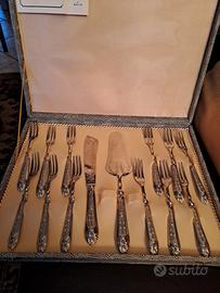 servizio da tavola, A. Bettini. Argento 800/1000.