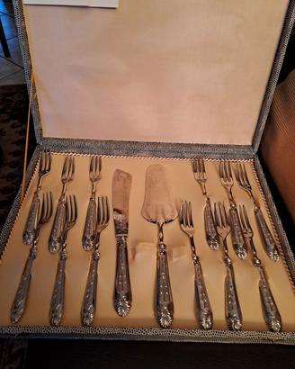 servizio da tavola, A. Bettini. Argento 800/1000.