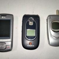 Lotto 3 cellulari anni 2000 vintage