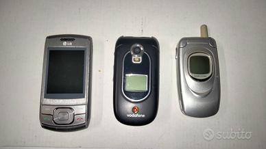 Lotto 3 cellulari anni 2000 vintage