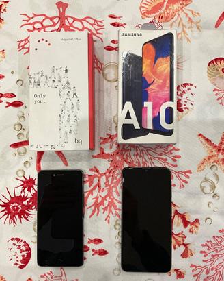 Set 2 Smartphone Samsung A10 BQ Aquaris U Plus 32G