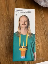 Portabicchiere a tracolla con luce