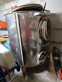 Botte in acciaio Inox per vino da 1500 l