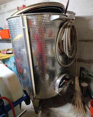 Botte in acciaio Inox per vino da 1500 l
