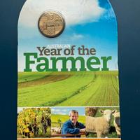 Moneta FDC 1$ Australia 2012 - Year of the Farmer