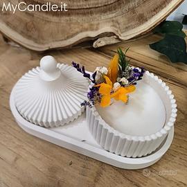 candela profumata handmade 