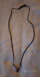 Collana unisex Dodo argento 925 con grani e stella