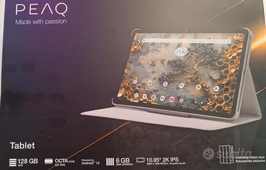 TABLET PEAQ 11" 2K (6/128GB) – NUOVO SIGILLATO 