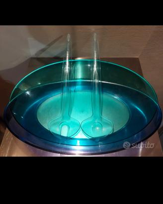 INSALATIERA/PIATTO DA PORTATA TUPPERWARE+POSATE