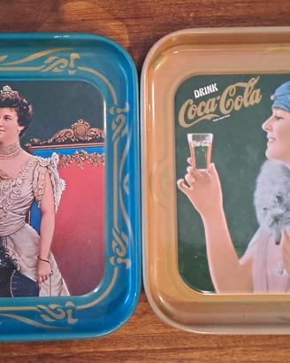 Due Sottobicchieri Coca-Cola vintage liberty 50°