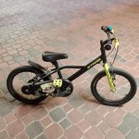 BICICLETTA 16 POLLICI 4-6 Anni decathlon 