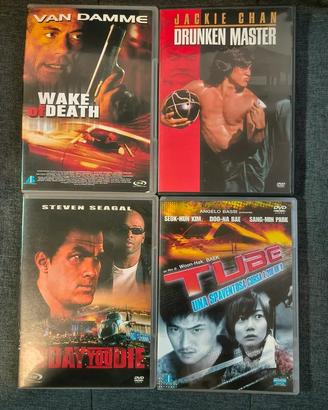 Lotto 4 DVD Azione Van Damme, Jackie Chan, Seagal
