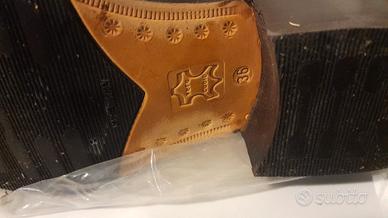 stivale donna vera pelle con suola cuoio