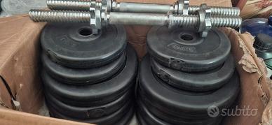 Set manubri e pesi Physionics 30 kg HSTA02/B