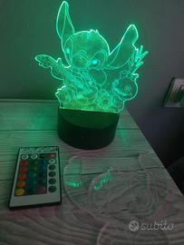 Lampada LED Stitch con telecomando