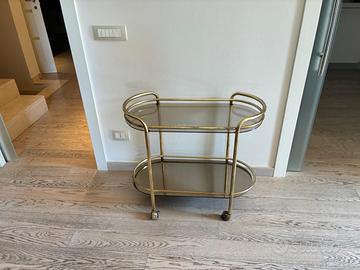 Carrello ovale oro