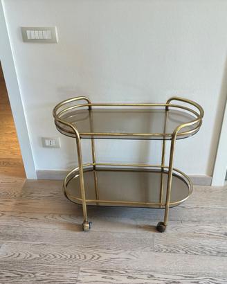 Carrello ovale oro