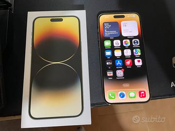 Iphone 14 pro max 256 gb gold oro