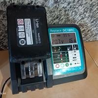 Caricatore 3 Ah per batterie Makita 18 volt