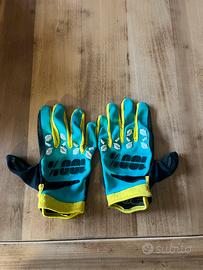 Guanti mtb motocross 100%