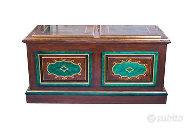 CASSAPANCA PORTA TV CREDENZA BAULE LEGNO MASSELLO