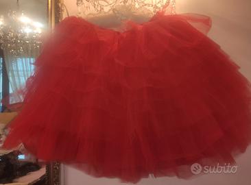 Gonne rosse tulle per balletto