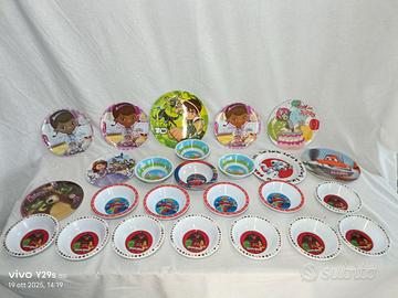 25 pezzi stock melamina bambino/a