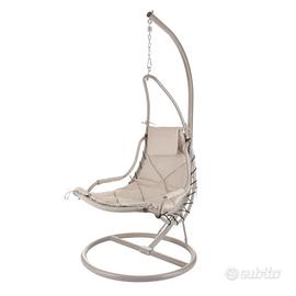 Sedia a dondolo colore GRIGIO