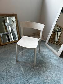 Sedie calligaris modello skin bianche