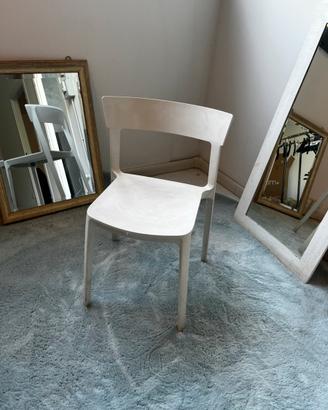 Sedie calligaris modello skin bianche