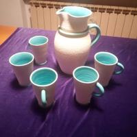 Zaccagnini - Set di 5 bicchieri con brocca