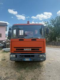 IVECO EURCOCARGO RIBALTABILE  CON GRU E BLOCCO DIF