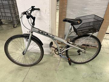 Bicicletta Dedalo con cestino posteriore