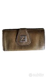 Portafoglio Fendi oro