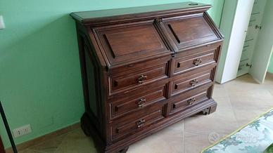 mobile in noce - scrittoio anni 60