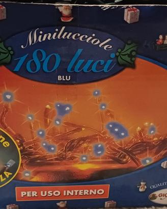 Minilucciole 180 luci blu uso interno