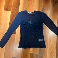 T shirt tulle trasparente