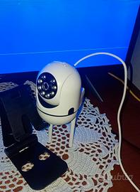  telecamera con microfono è luce a LED  