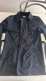 Giubbino trench da donna blu