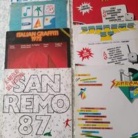 Festival di Sanremo anni '80 vinili LP 33giri