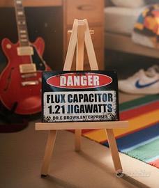 targa Flusso Canalizzatore ritorno al futuro 