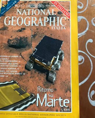 rivista National Geographic nr. 3  sett. 1998.